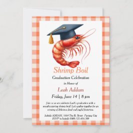 Convite Graduation Party Shrimp Boil Invitation