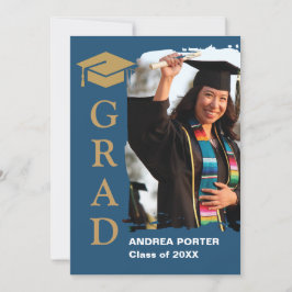 Convite Graduation Photo Party Invitation Announcement