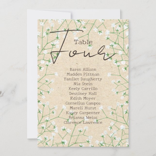 Convite Gráfico 4 Sentados da Mesa Casamento Respiratório  (Frente)