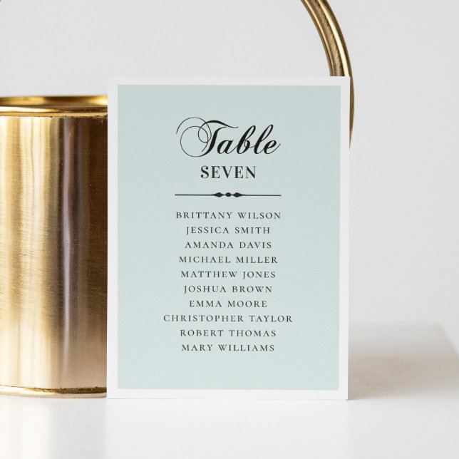 Convite Gráfico clássico de assentos de casamento de scrip (Criador carregado)