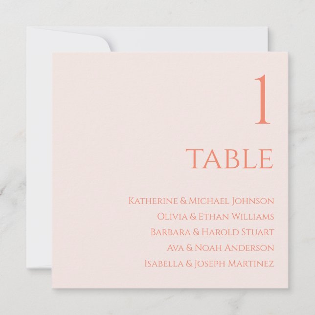 Convite Gráfico de Assentos de Casamento - Escamudo (Frente)