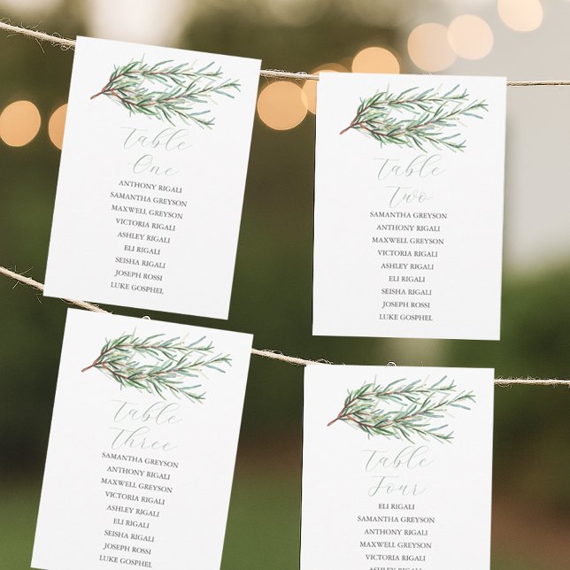 Convite Gráfico de Assentos de Casamento Personalizado com (micro wedding seating chart ideas features watercolor botanical design.)