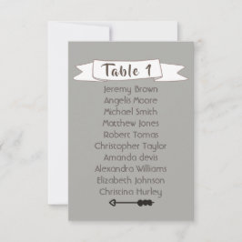 Convite Gráfico de assentos de cinza.