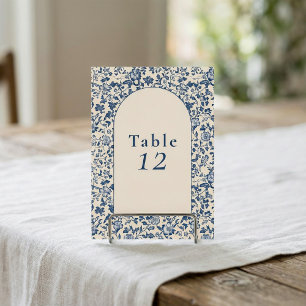 Convite Gráfico de assentos de mesa de arco floral intrinc