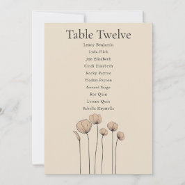 Convite Gráfico de Assentos Modernos Minimalistas