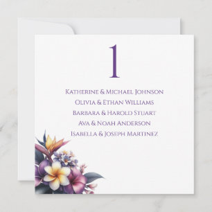 Convite Gráfico de Casamento - Floral Tropical