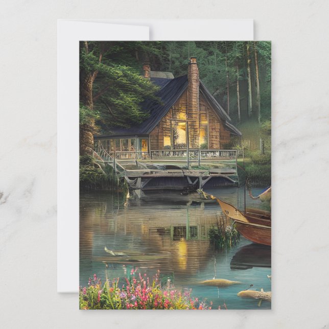 Convite Gráfico de pesca (Frente)