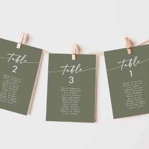 Convite Gráfico de Sentados de Boho Chic Olive Green