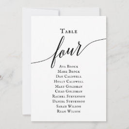 Convite Gráfico de Sentos da Tabela de Script Elegante Pre