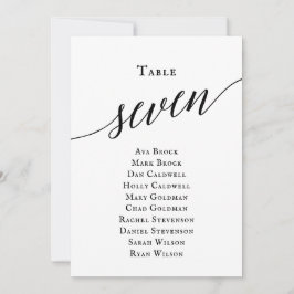 Convite Gráfico de Sentos da Tabela de Script Elegante Pre