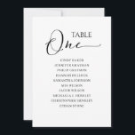 Convite Gráfico de Sentos da Tabela de Script Preto Elegan<br><div class="desc">Placas de Gráfico de Assento Número 1 com Placas de Caracteres de Gráfico de Assento com design preto impresso moderno e elegante, que podem ser personalizadas com seu texto e adicionar cada placa de número de tabela ao seu carrinho, uma a uma. Clique no botão "Personalizar" e use nossa ferramenta...</div>