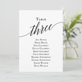 Convite Gráfico de Seposição da Tabela de Script Elegante 