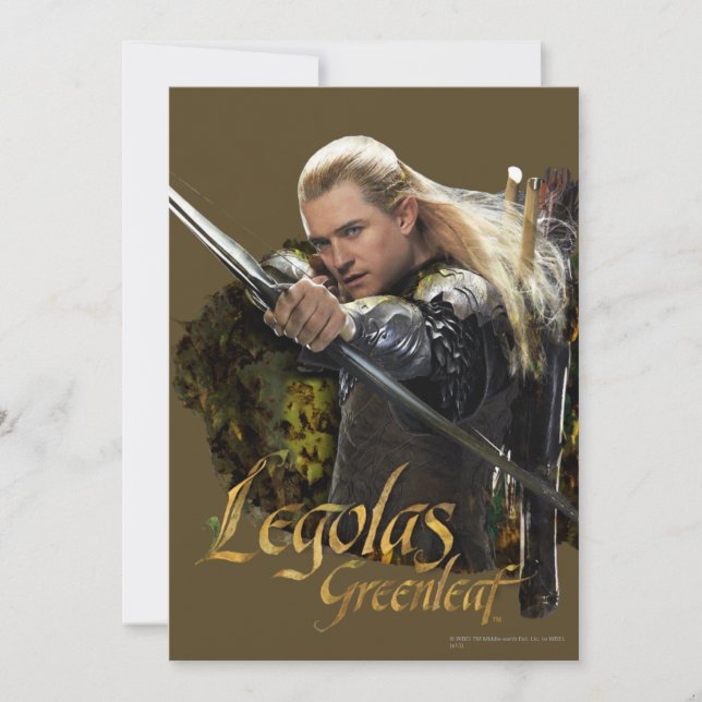 Convite Gráfico do Arco de Desenho LEGOLAS GREENLEAF™ (Frente)