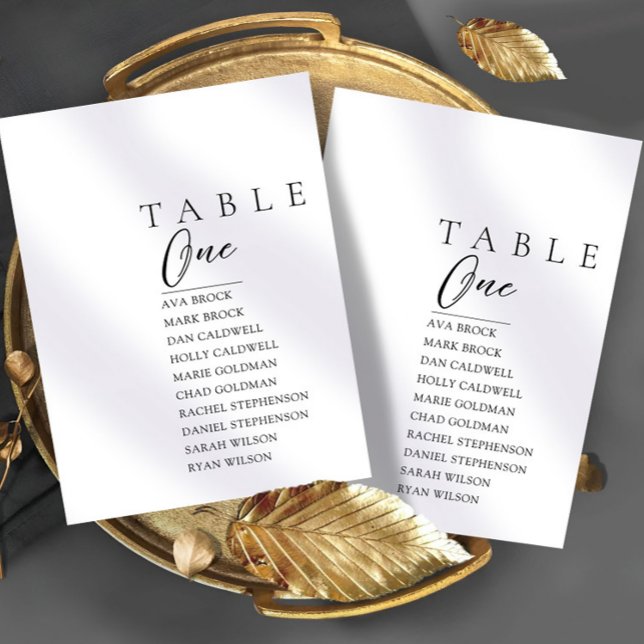 Convite Gráfico mínimo de lugares sentados da tabela (Criador carregado)