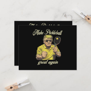 Convite Gráficos Divertidos para Amantes de Pickleball