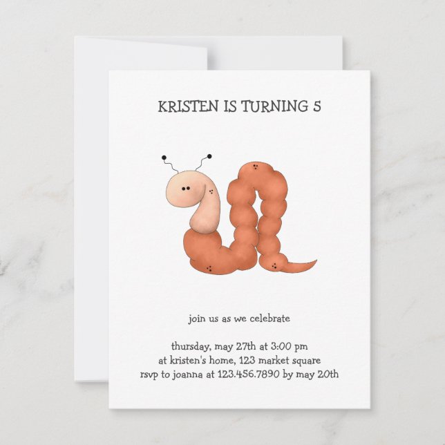 Convite Gram's Garden (Frente)