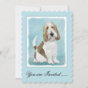 Convite Grand Basset Griffon Vendeen - Arte Cão Original
