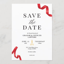 Convite Grande Abertura Salvar Data