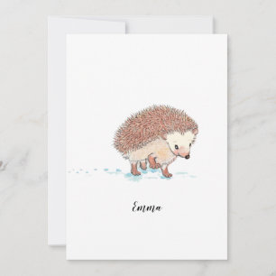 Convite Grande Aventura de Hedgehog