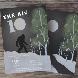 Convite Grande Aventura Selvagem de Pé 10º Aniversário