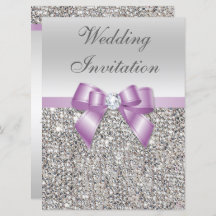 Grande Casamento Faux Silver Sequins Lilac Arco