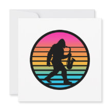 Grande Design de Saxofone Jazz Bigfoot Pôr do Sol