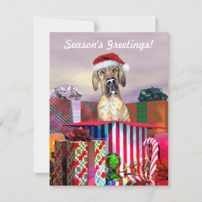 Convite Grande Dia de Natal Surpresa Brindle UC (Frente)