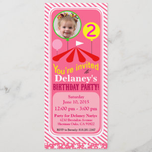 Convite Grande Festa de aniversário de Diversão Fotográ