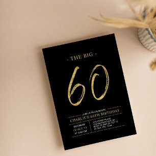 Convite Grande Sessenta   Festa de Aniversário 60 Anos Dou