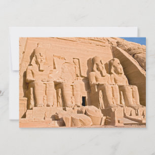 Convite Grande Templo de Abu Simbel - Ramsés II - Egito