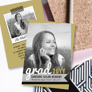 Convite Grandes Rabiscos de Formatura Foto Festa de Format