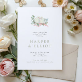 Convite Grandmillenial Love Birds Couples Shower