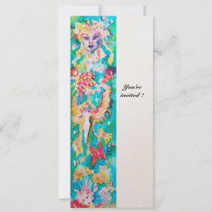 Convite GRAPE FAIRY TALE 5 champanhe metálico