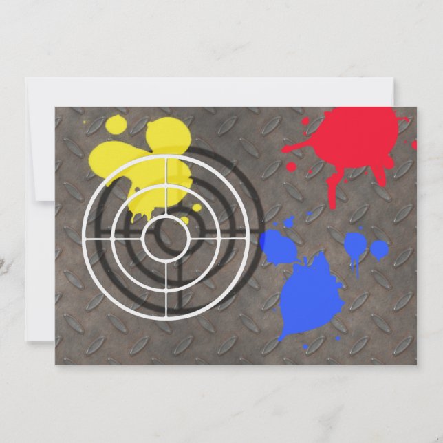 Convite Grata enferrujada com luz (Frente)