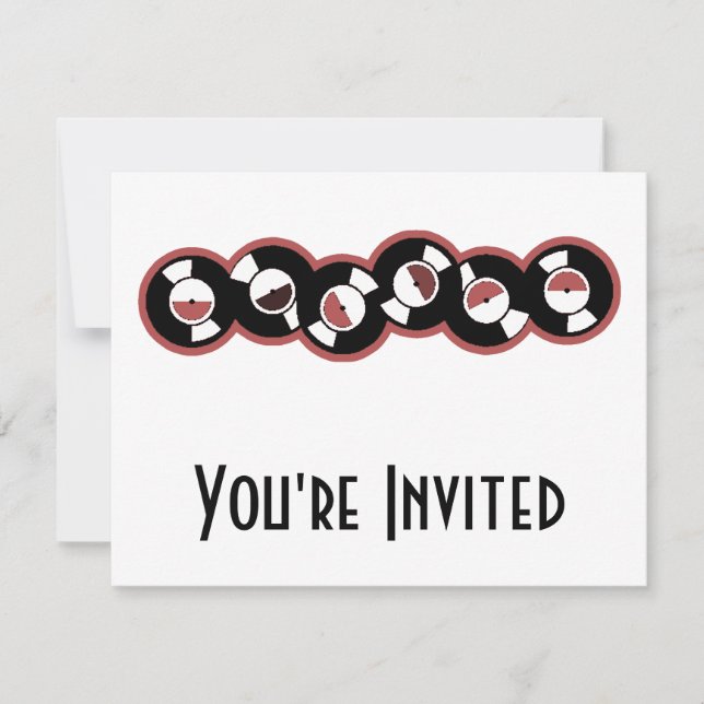 Convite Gravar Linha Vermelha (Frente)