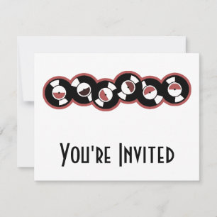 Convite Gravar Linha Vermelha