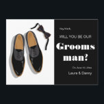 Convite Gravata Borboleta e Sapatos Sociais Pedido de Padr<br><div class="desc">Uma maneira moderna de convidar homens para o seu grupo de casamento. Perfeito para padrinho, acompanhantes e mais. (Criado por Freepik). O cartão é fácil de personalizar com sua mensagem, fonte, cor da fonte e escolha de seis tipos de papel.Não é exatamente o que você está procurando? Todos os nossos...</div>