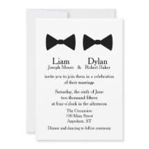 Convite "Gravatas de Arco Duplo"