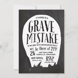 Convite Graveyard Stories Halloween Party