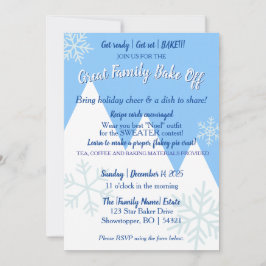 Convite Great Family Bake Off Invitation | No border