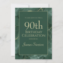 Green Marble 90th Birthday