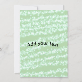 Convite Green pastel glitter sparkle name text boho retro 