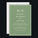 Convite Green  Wedding<br><div class="desc">Wedding Invitation is a perfect choice for couples looking for a romantic and whimsical touch to their big day.</div>