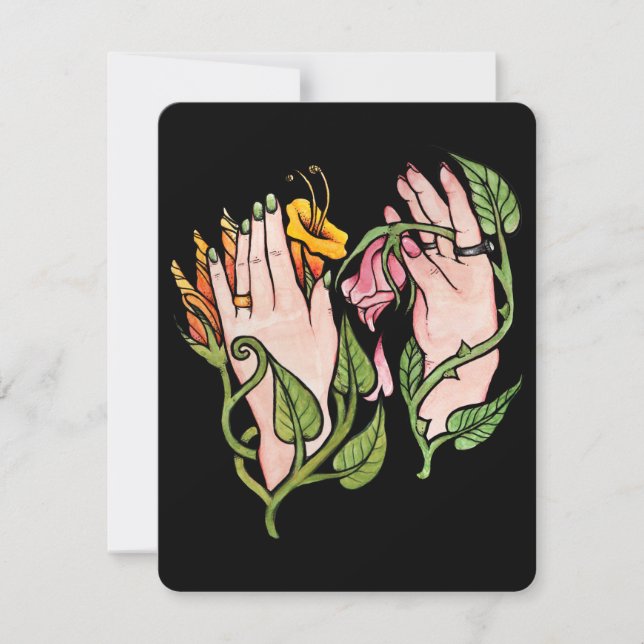 Convite Green Witch Magick (Frente)