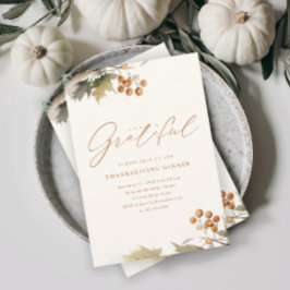 Convite Greenerence deixa Janto de Ação de Graças Russo Fo