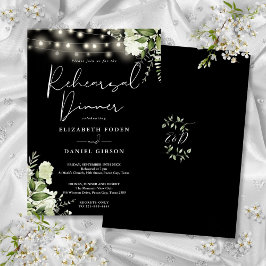 Convite Greenerescência Luz Janto De Ensaio A Preto E Bran