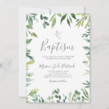 Greenery Baptism