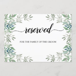 Convite Greenery Calliografia - Sinal de Casamento Reserva