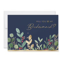 Greenery de Natal | Proposta de Bridesmaid de Mari