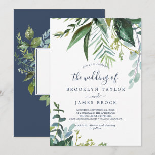 Convite Greenery De Verão O Casamento De
